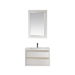 Altair Morgan 30" Single Bathroom Vanity Set Countertop with Mirror - Luxe Bathroom Vanities