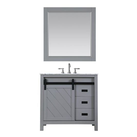 Altair Kinsley 36" Single Bathroom Vanity Set Countertop with Mirror - Luxe Bathroom Vanities