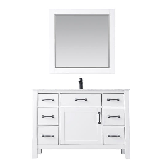 Altair Maribella 48" Single Bathroom Vanity Set Countertop with Mirror - Luxe Bathroom Vanities
