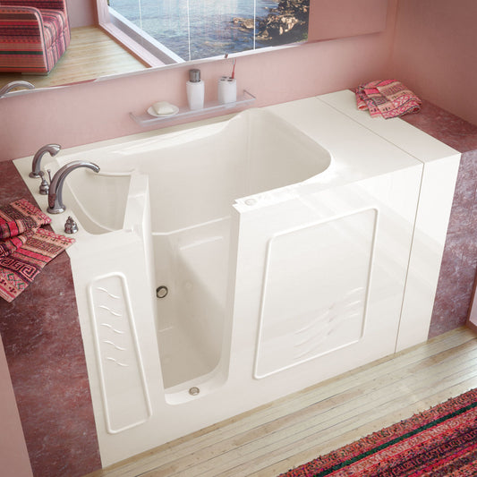 MediTub Walk-In 30 x 53 Left Drain Soaking Walk-In Bathtub - Luxe Bathroom Vanities Luxury Bathroom Fixtures Bathroom Furniture