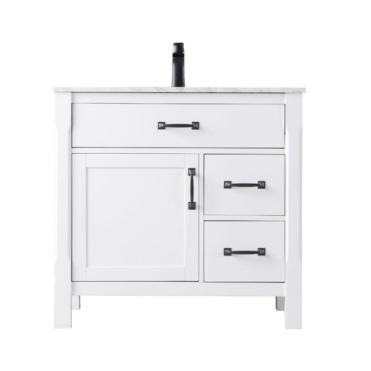 Altair Maribella 36" Single Bathroom Vanity Set Countertop without Mirror - Luxe Bathroom Vanities