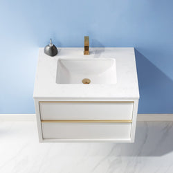 Altair Morgan 30" Single Bathroom Vanity Set Countertop without Mirror - Luxe Bathroom Vanities