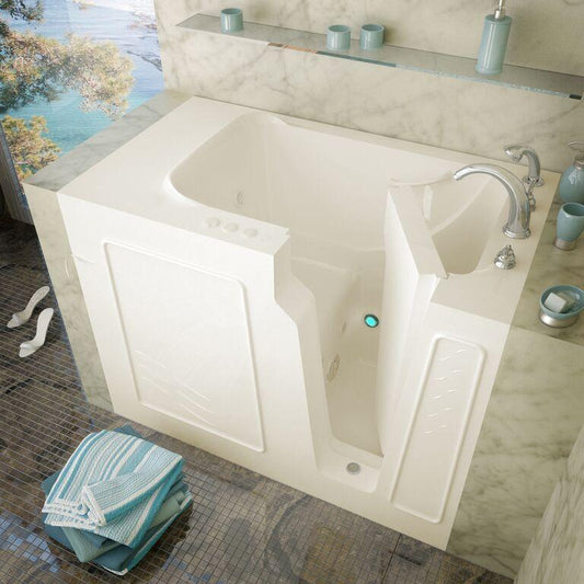 MediTub Walk-In 29 x 52 Right Drain Whirlpool Jetted Walk-In Bathtub - Luxe Bathroom Vanities Luxury Bathroom Fixtures Bathroom Furniture