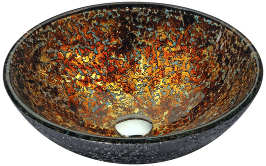 Alto Series Vessel Sink in Molten Gold - Luxe Bathroom Vanities