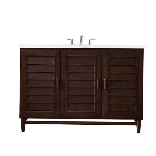 James Martin Portland 48" Single Vanity with 3 CM Countertop - Luxe Bathroom Vanities