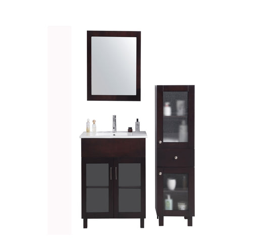 Nova 24 - Cabinet with Counter - Luxe Bathroom Vanities Luxury Bathroom Fixtures Bathroom Furniture