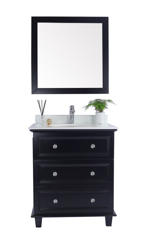 Luna - 30 Cabinet - Luxe Bathroom Vanities Luxury Bathroom Fixtures Bathroom Furniture