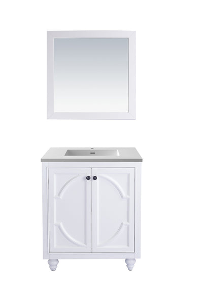 Odyssey - 30 - Cabinet with VIVA Stone Solid Surface Countertop - Luxe Bathroom Vanities Luxury Bathroom Fixtures Bathroom Furniture
