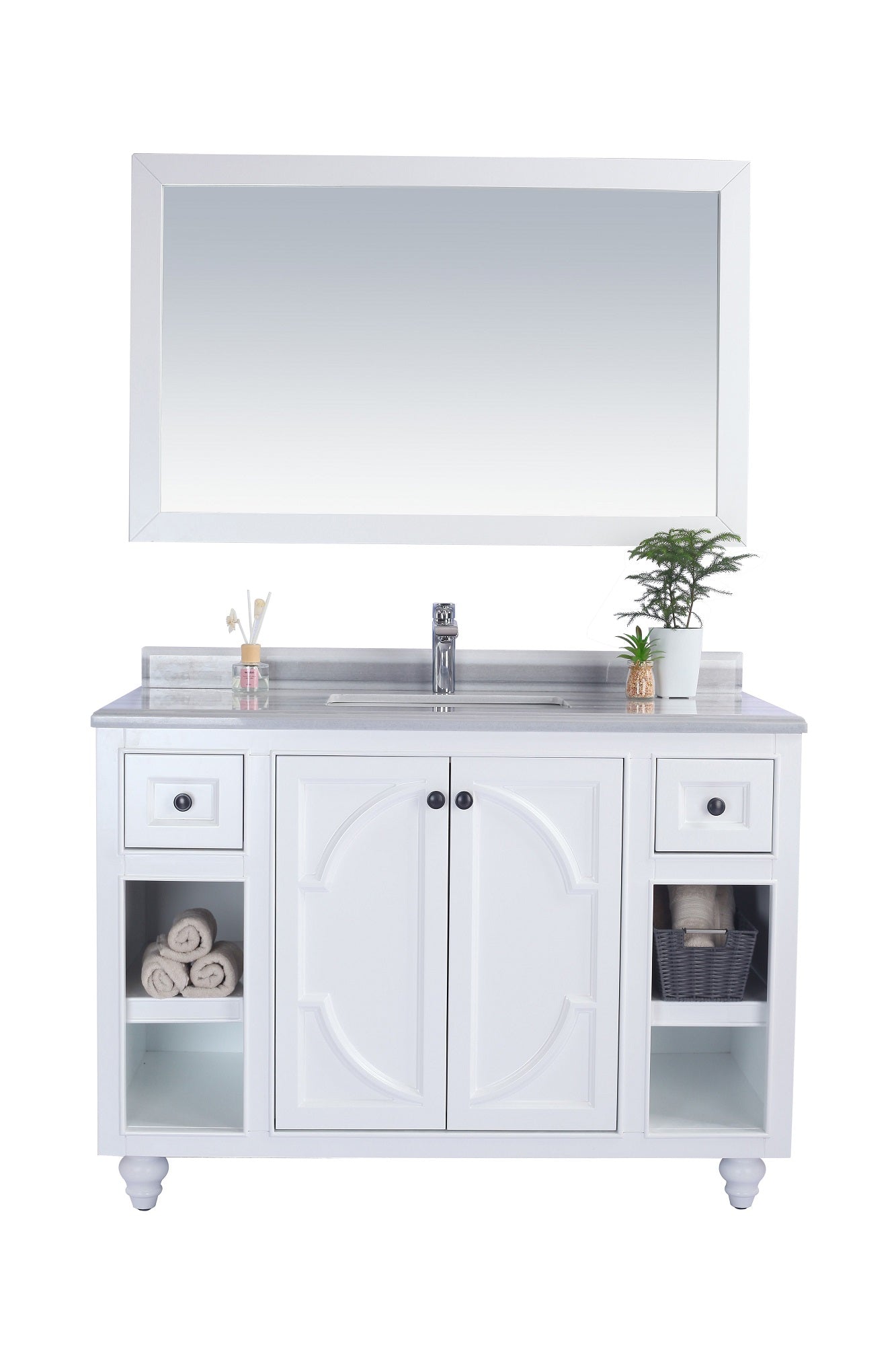 Odyssey - 48 - Cabinet with Counter - Luxe Bathroom Vanities Luxury Bathroom Fixtures Bathroom Furniture
