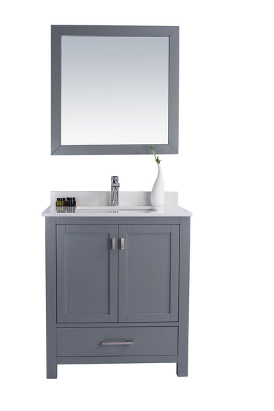 Wilson 30 - Cabinet with Countertop - Luxe Bathroom Vanities Luxury Bathroom Fixtures Bathroom Furniture