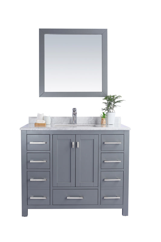 Wilson 42 - Cabinet with Countertop - Luxe Bathroom Vanities Luxury Bathroom Fixtures Bathroom Furniture