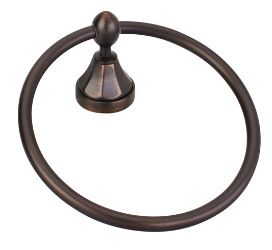 Jeffrey Alexander Newbury Bronze Towel Ring  By Hardware Resources - Luxe Bathroom Vanities