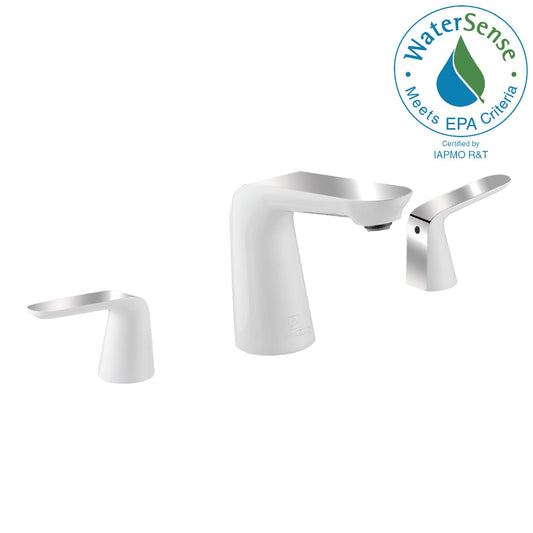 Pendant Series 8 in. Widespread 2-Handle Low-Arc Bathroom Faucet - Luxe Bathroom Vanities