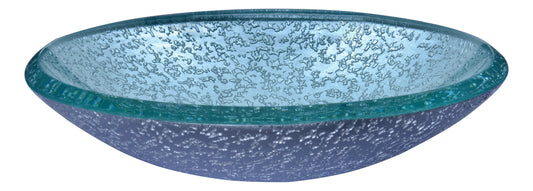 Arc Series Vessel Sink in Clear Glass - Luxe Bathroom Vanities