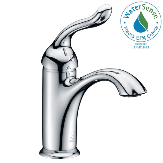 Arc Series Single Hole Single-Handle Low-Arc Bathroom Faucet - Luxe Bathroom Vanities