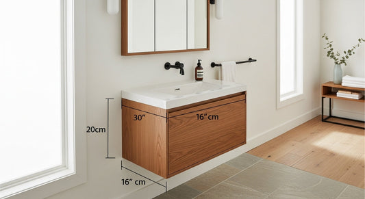 What Size Wall Mounted Sink Vanity Is Best for Small Bathrooms?