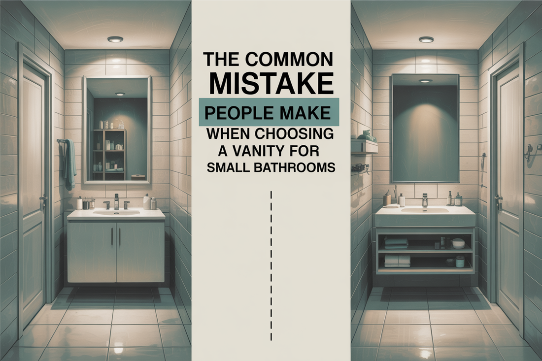 The Common Mistake People Make When Choosing a Vanity for Small Bathrooms