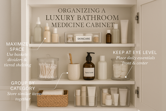 Organize Smarter: Top Tips for Using Your Bathroom Medicine Cabinet Efficiently