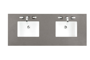 James Martin 301 Collection 60" Double Top, 3 CM with Sink - Luxe Bathroom Vanities
