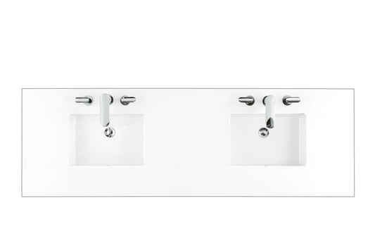 James Martin 301 Collection 72" Double Top, 3 CM with Sink - Luxe Bathroom Vanities