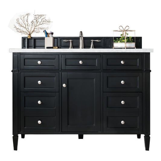 James Martin Brittany 48" Single Vanity with 3 CM Countertop & FreePower Wireless Charger