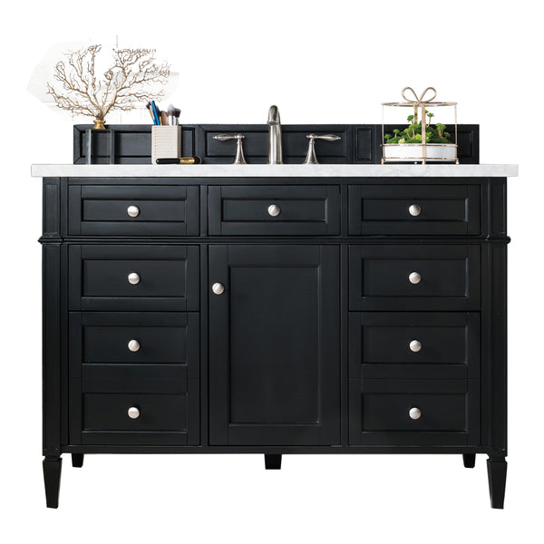 James Martin Brittany 48" Single Vanity with 3 CM Countertop & FreePower Wireless Charger