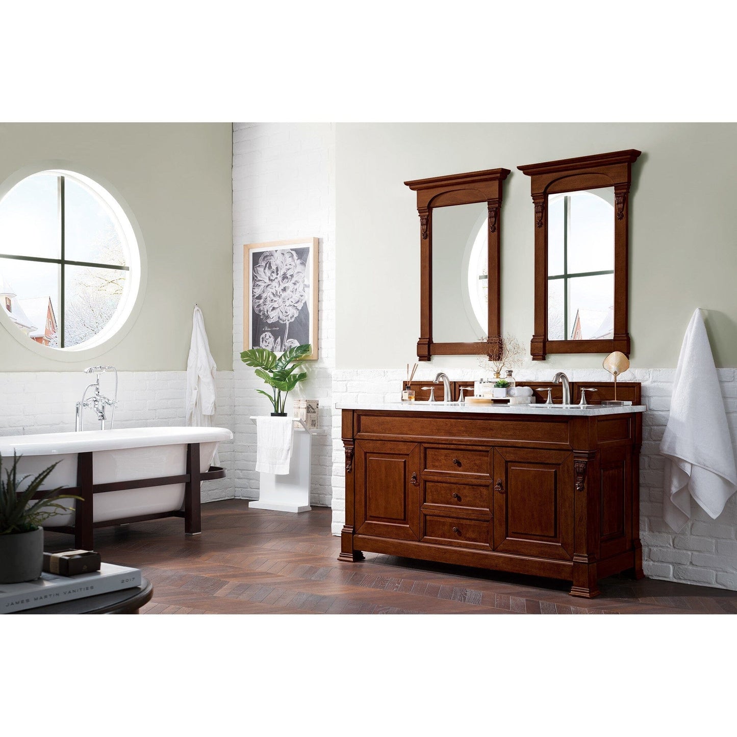 James Martin Brookfield 60" Double Vanity Vanities James Martin 