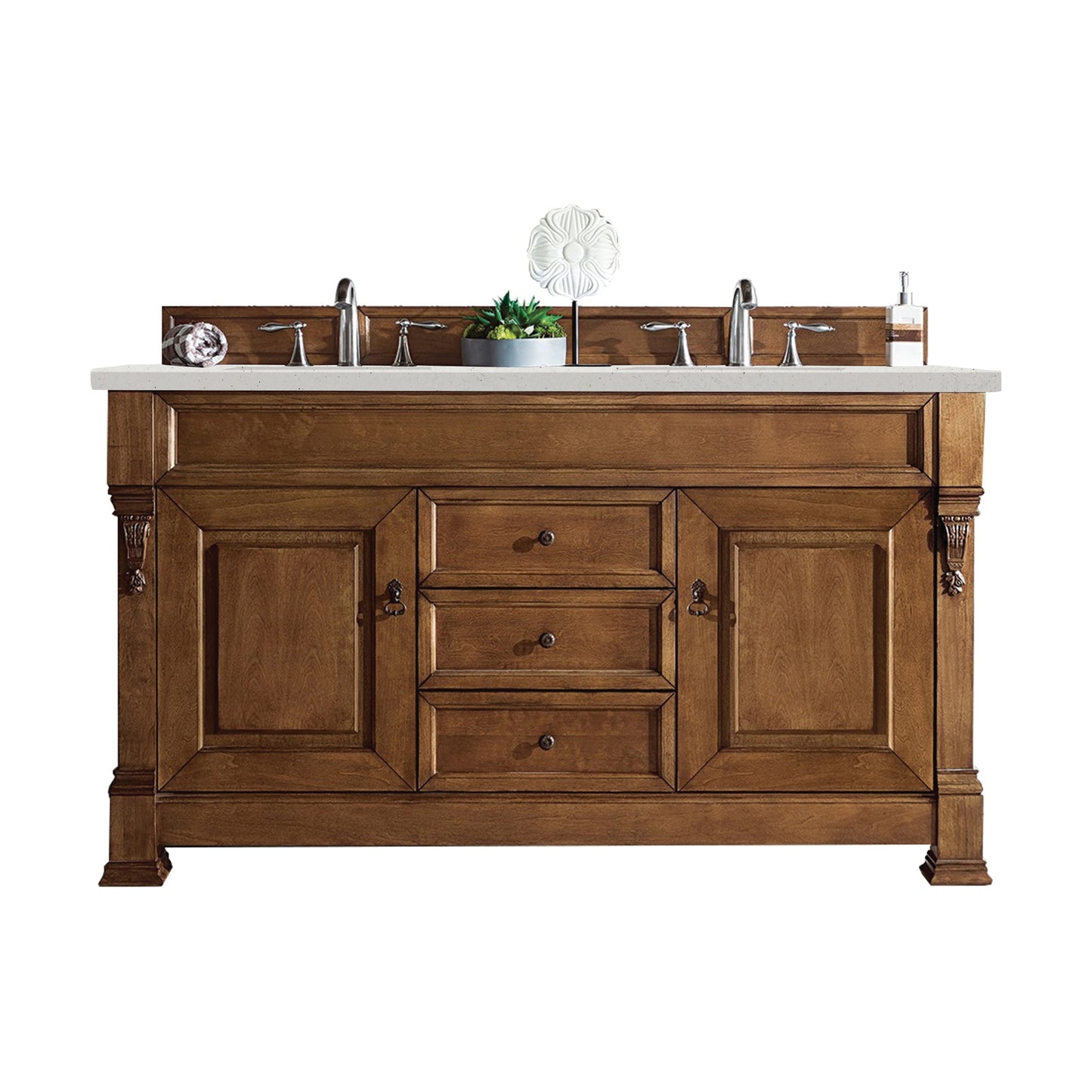 James Martin Brookfield 60" Double Vanity W/ 3CM Countertop