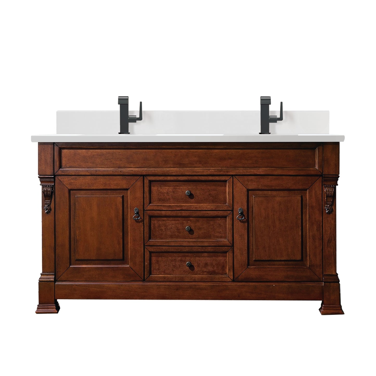 James Martin Brookfield 60" Double Vanity W/ 3CM Countertop