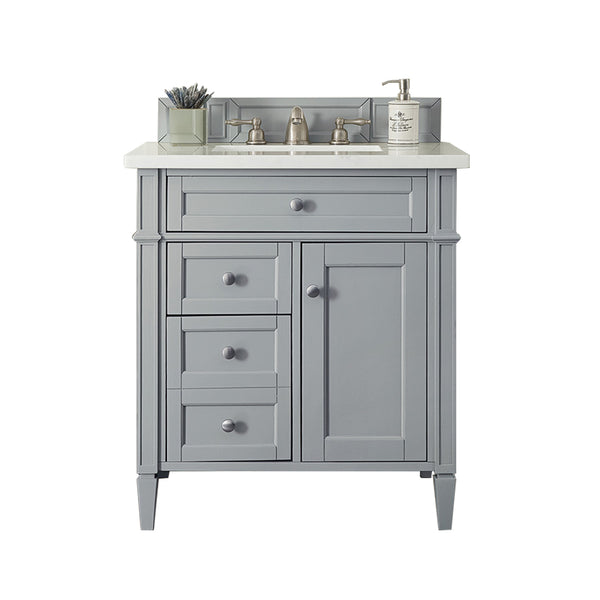 James Martin Brittany 30" Single Vanity with 3 CM Countertop