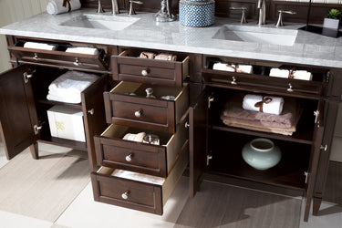 James Martin Brittany 72" Double Vanity with 3 CM Countertop