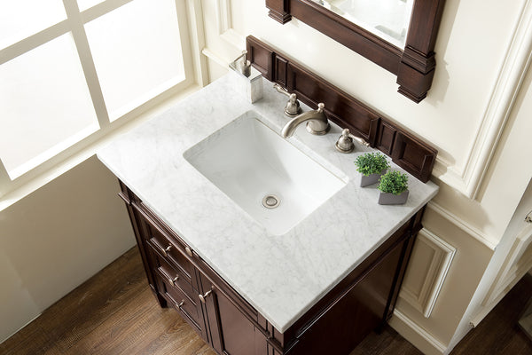 James Martin Brittany 30" Single Vanity with 3 CM Countertop