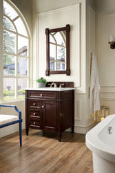 James Martin Brittany 30" Single Vanity with 3 CM Countertop