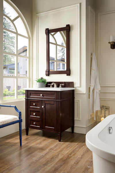 James Martin Brittany 30" Single Vanity with 3 CM Countertop