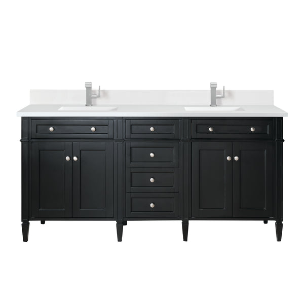 James Martin Brittany 72" Double Vanity W/ 3CM Countertop