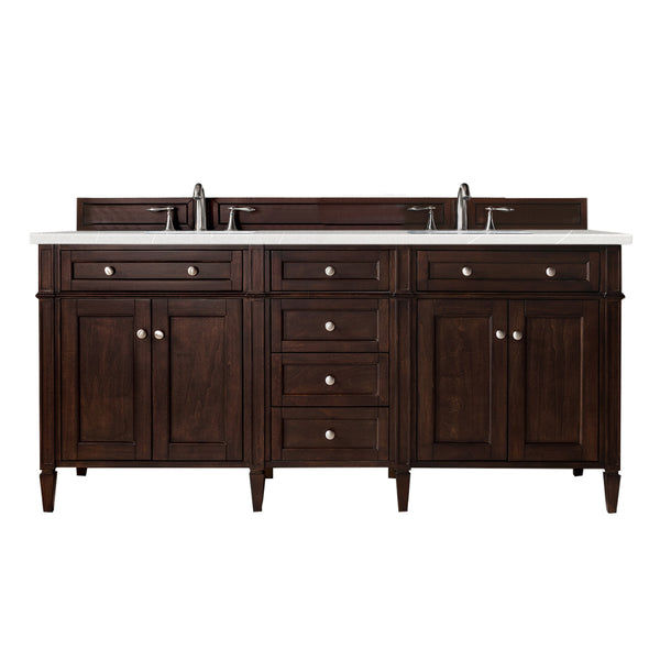 James Martin Brittany 72" Double Vanity W/ 3CM Countertop