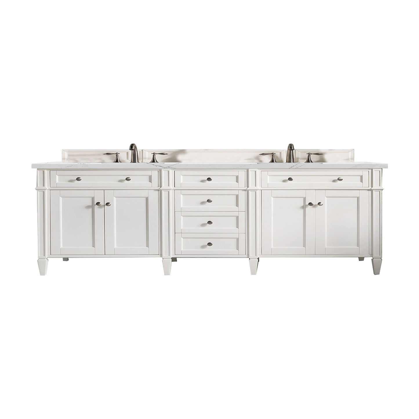 James Martin Brittany 72" Double Vanity W/ 3CM Countertop