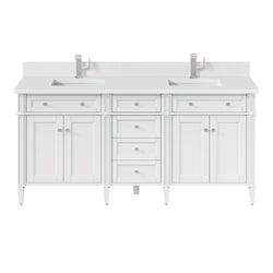 James Martin Brittany 72" Double Vanity W/ 3CM Countertop