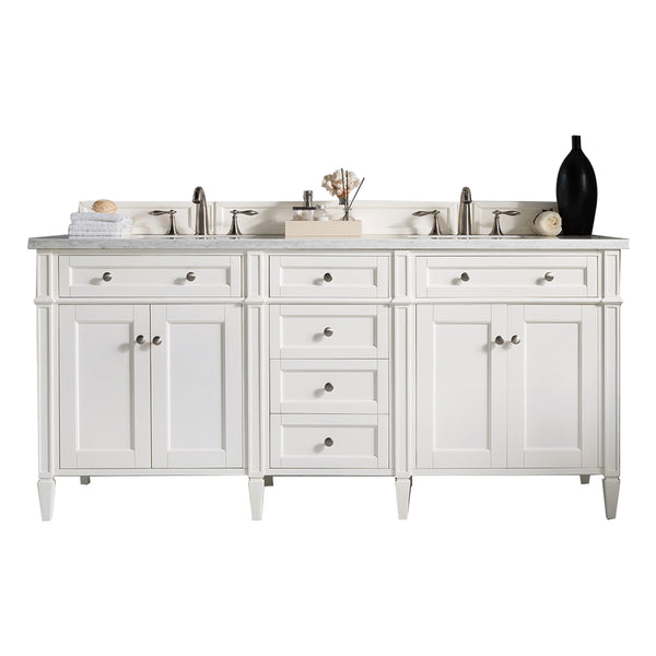 James Martin Brittany 72" Double Vanity W/ 3CM Countertop