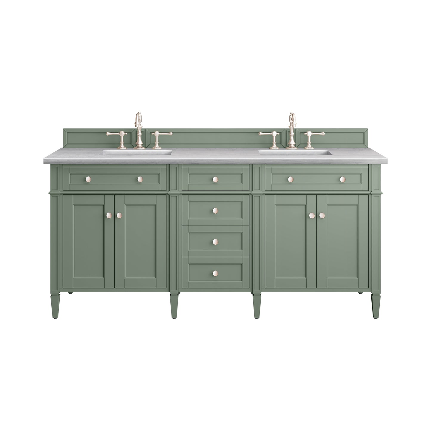 James Martin Brittany 72" Double Vanity W/ 3CM Countertop