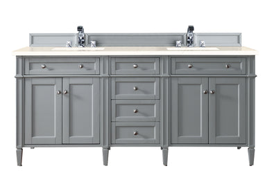 James Martin Brittany 72" Double Vanity W/ 3CM Countertop