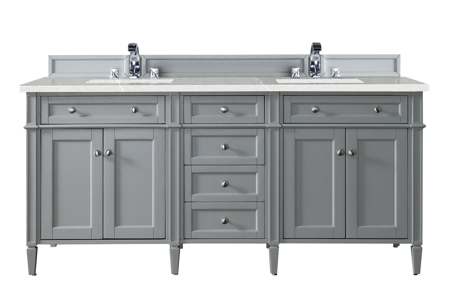 James Martin Brittany 72" Double Vanity W/ 3CM Countertop