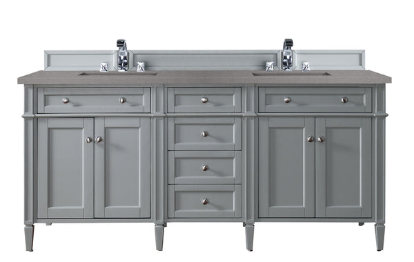 James Martin Brittany 72" Double Vanity W/ 3CM Countertop