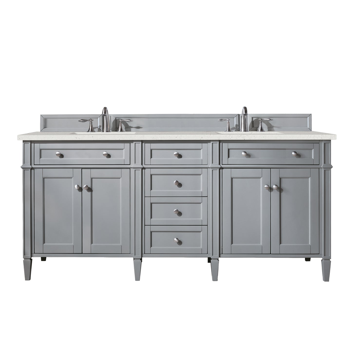 James Martin Brittany 72" Double Vanity W/ 3CM Countertop