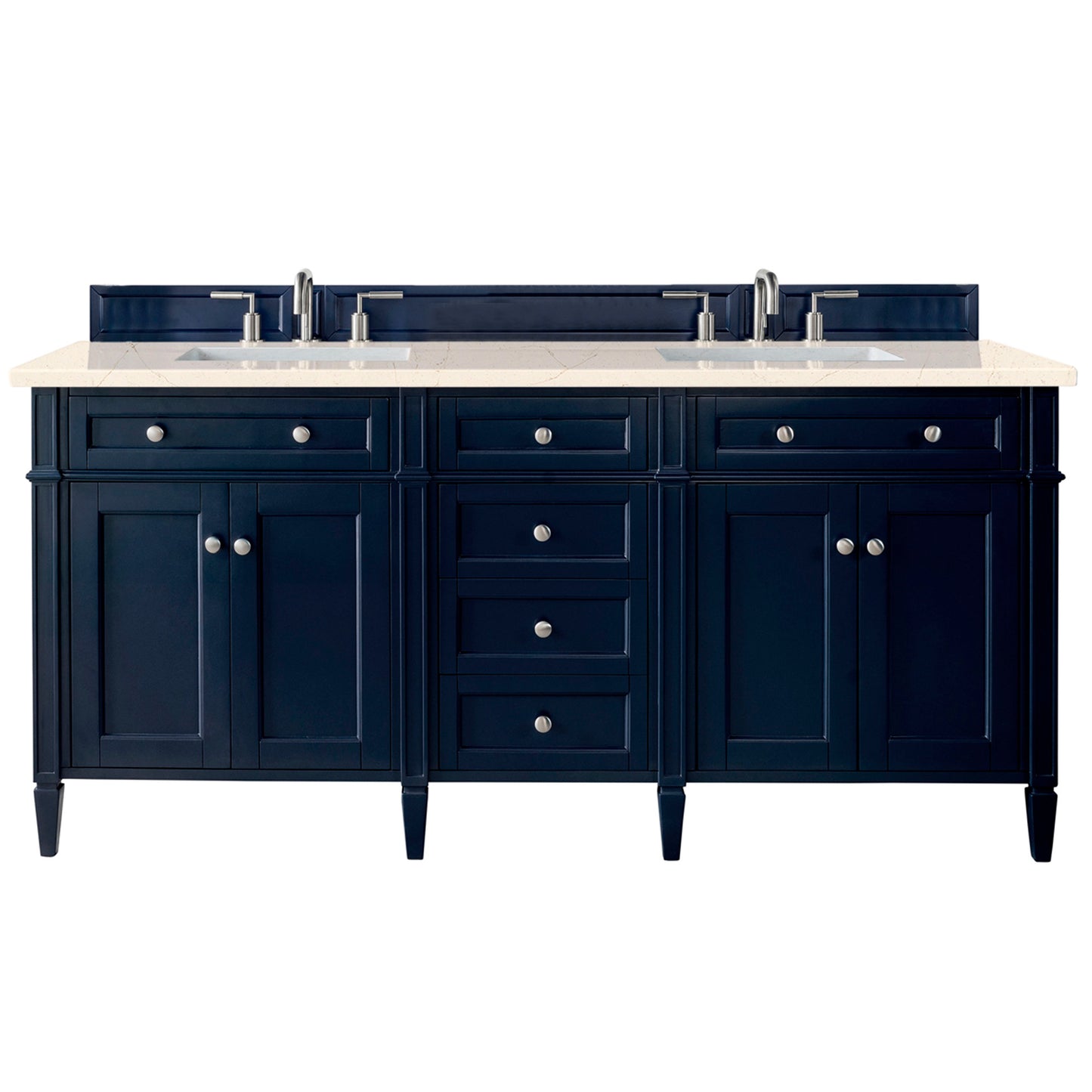 James Martin Brittany 72" Double Vanity W/ 3CM Countertop