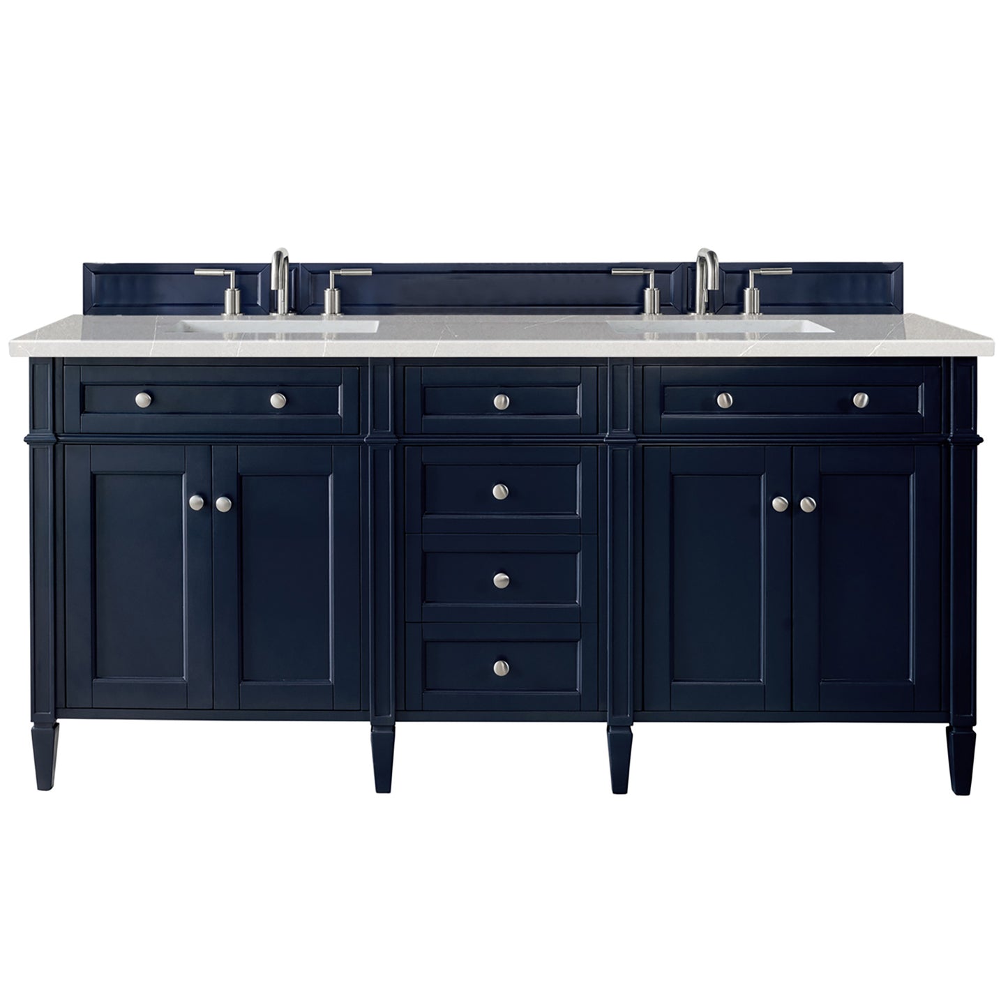 James Martin Brittany 72" Double Vanity W/ 3CM Countertop