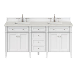 James Martin Brittany 72" Double Vanity W/ 3CM Countertop