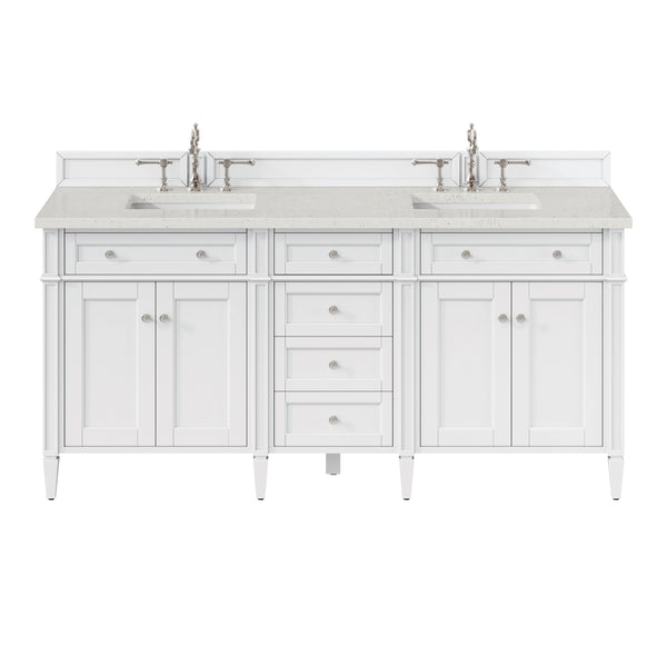 James Martin Brittany 72" Double Vanity W/ 3CM Countertop