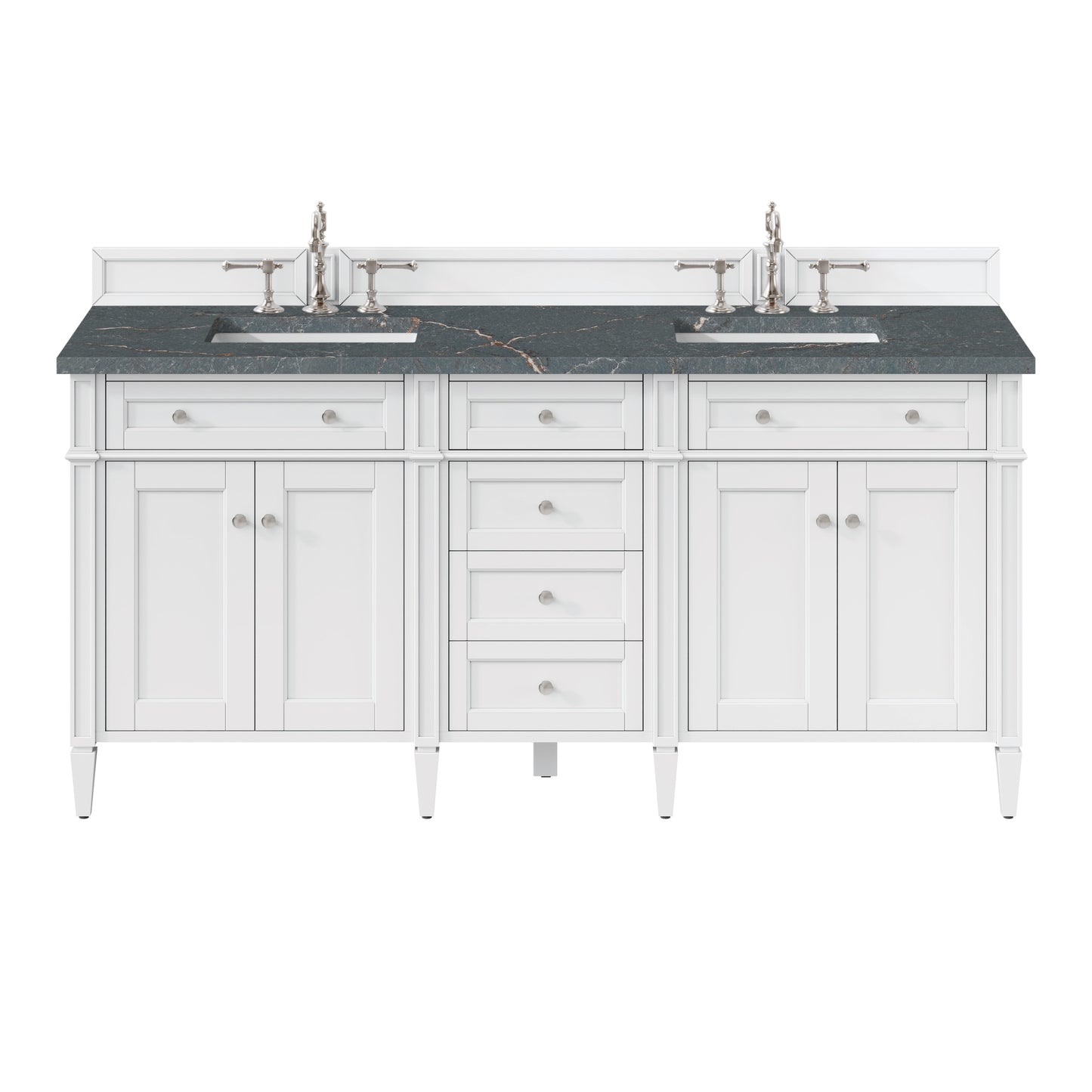 James Martin Brittany 72" Double Vanity W/ 3CM Countertop