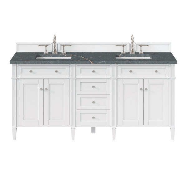 James Martin Brittany 72" Double Vanity W/ 3CM Countertop